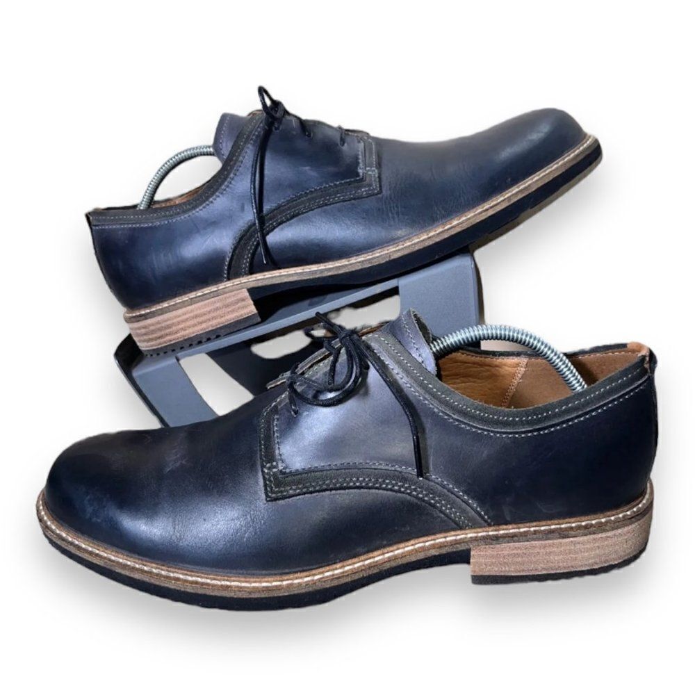 Ecco Kenton Derby Tie Black Leather Oxfords Men's 13.5
